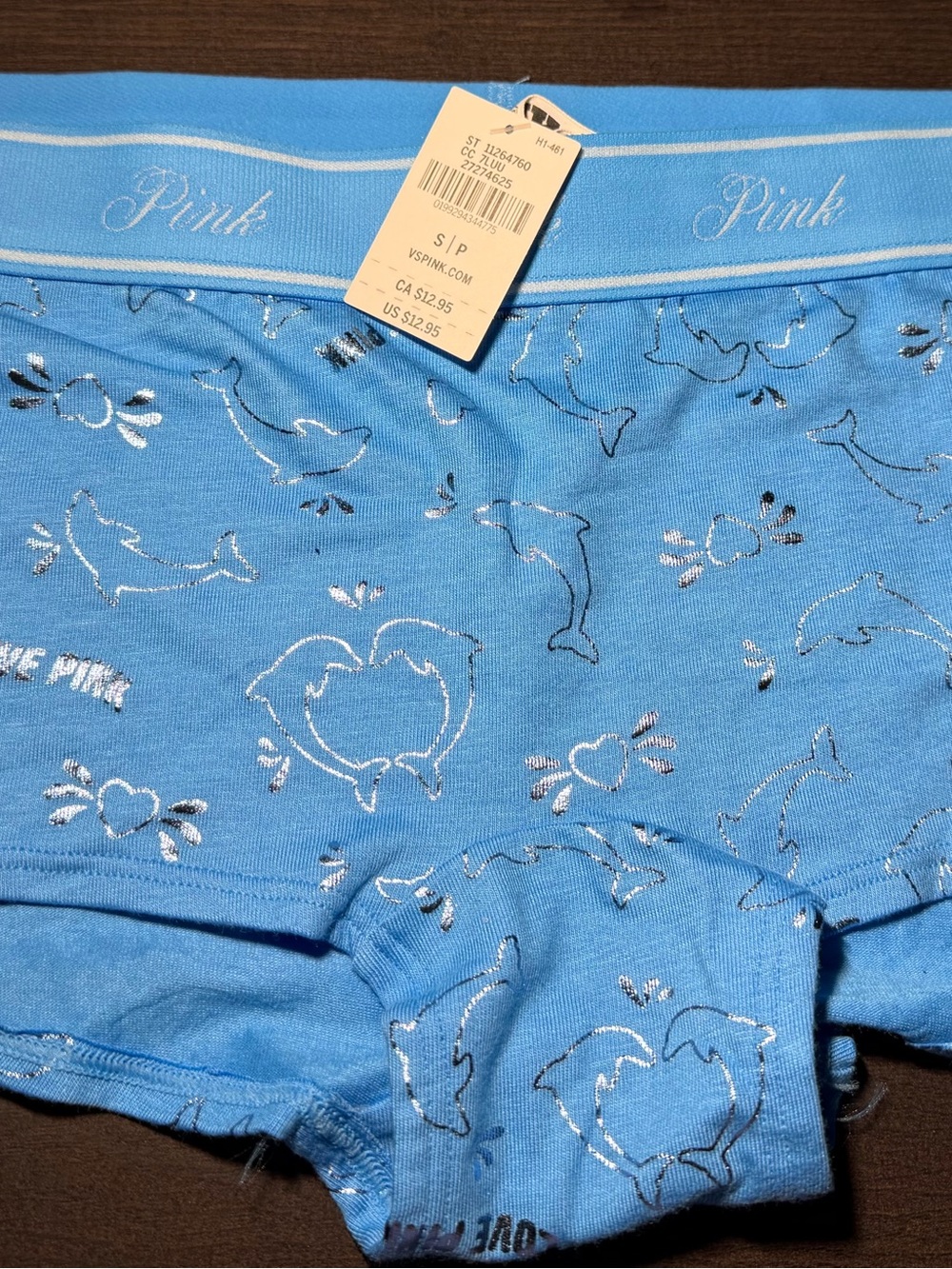 Kids Blue Printed Underwear